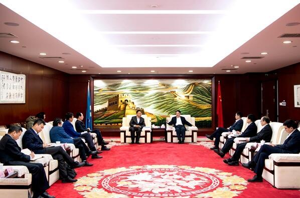 溫樞剛會見中國能建黨委書記、董事長汪建平