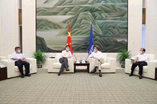 錢智民、江毅會(huì)見青海省委副書記、省長(zhǎng)劉寧