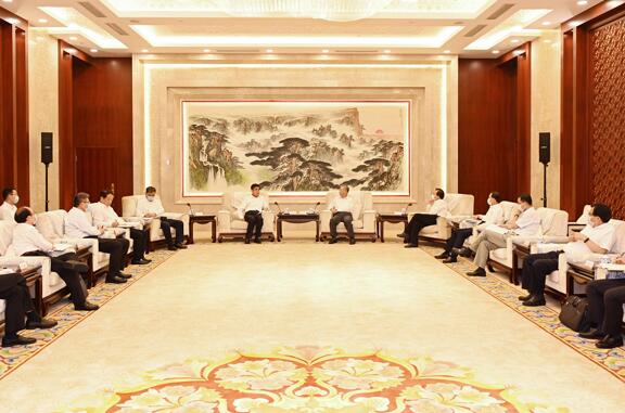 舒印彪拜會山東省委書記劉家義、省長李干杰