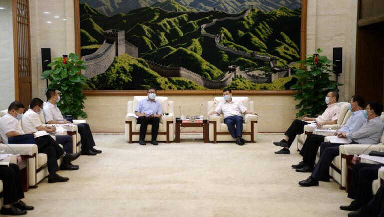 寇偉會見哈電集團(tuán)黨委副書記、總經(jīng)理吳偉章