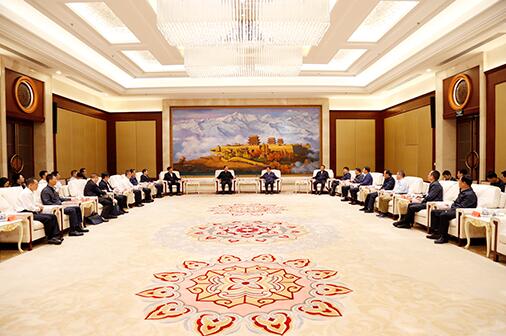 國(guó)家電網(wǎng)董事長(zhǎng)、黨組書(shū)記毛偉明拜會(huì)甘肅省委書(shū)記林鐸、省長(zhǎng)唐仁健