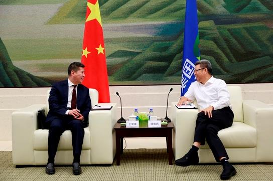 錢智民會見中信建投董事長王常青、總裁李格平