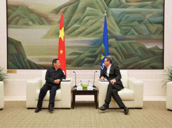 錢智民會見青海省政協(xié)副主席、海南州委書記張文魁