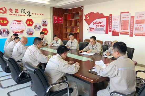 大唐淮北發(fā)電廠開展“沖刺四季度，奪取雙勝利”主題黨日活動(dòng)