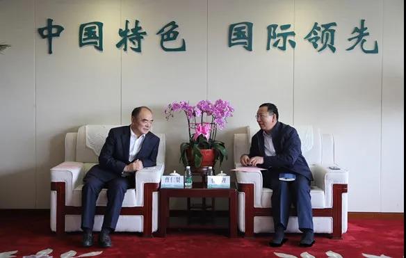 國網(wǎng)綜能服務(wù)集團(tuán)董事長任偉理會見陽光電源董