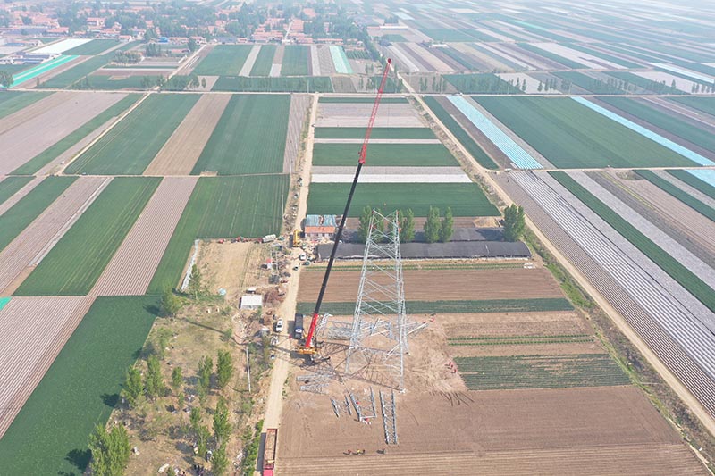 山東沭河~智圣500千伏線路工程竣工投運