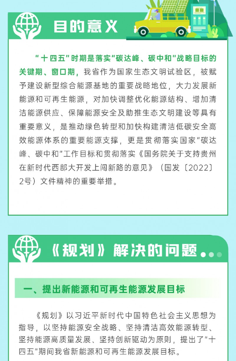 一圖讀懂《貴州省新能源和可再生能源發(fā)展&ldquo;十四五&rdquo;規(guī)劃》