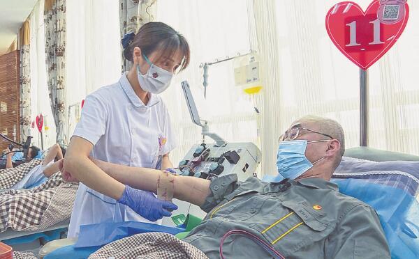 朱皞：22年，堅(jiān)持無(wú)償獻(xiàn)血