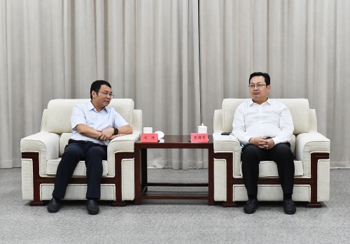劉源拜會河北省委常委、副省長，雄安新區(qū)黨工委書記、管委會主任張國華
