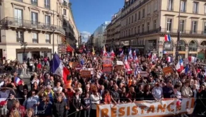 能源危機、高通脹令德法面臨“持續(xù)動蕩”危機，抗議罷工不斷上演