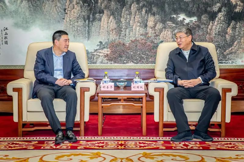 劉國躍會見中國煤科主要領導