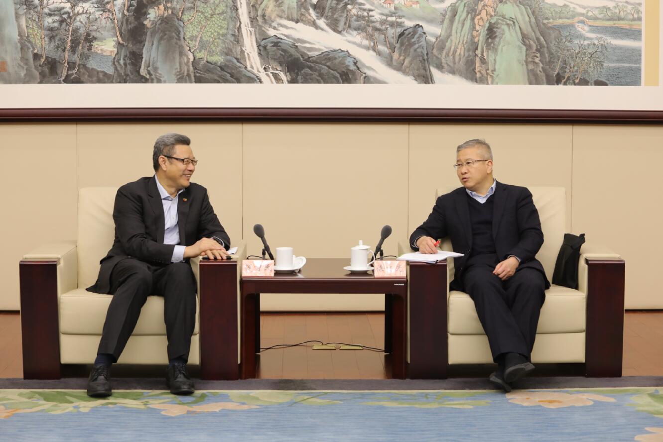 國家電投黨組書記、董事長錢智民拜會浙江省委常委、常務副省長徐文光