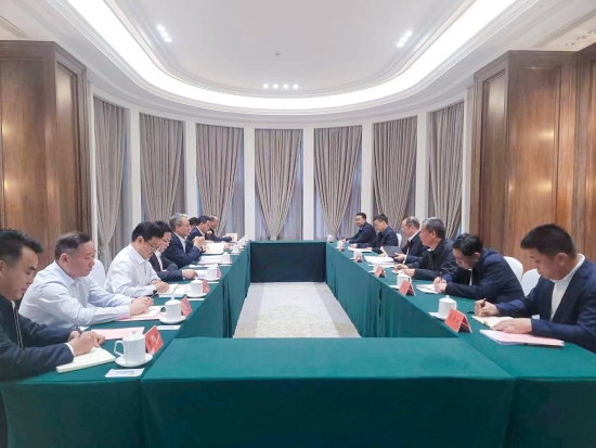 中國電建黨委副書記、總經(jīng)理王斌與黑龍江省常務副省長王一新舉行會談