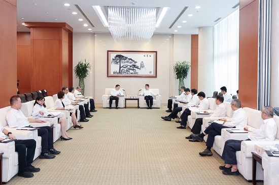 華能集團(tuán)黨組書記、董事長溫樞剛會見山西省委常委、太原市委書記韋韜