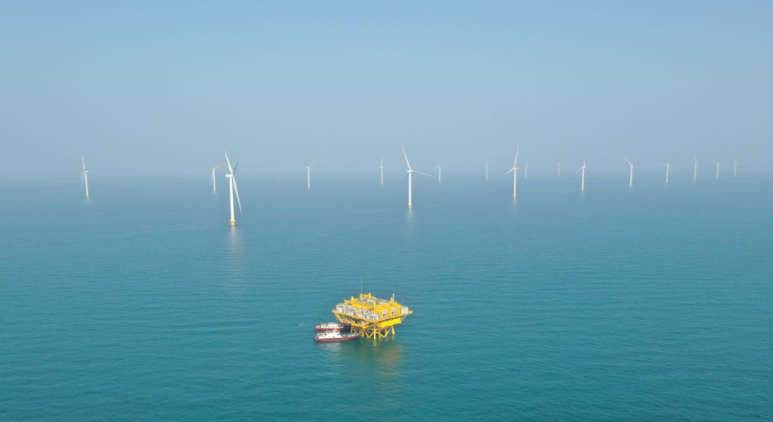 山東首個百萬千瓦級海風(fēng)基地！國家電投半島南U1一期并網(wǎng)發(fā)電