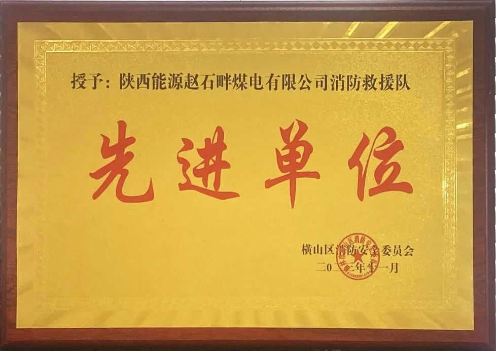 優(yōu)秀！再續(xù)輝煌！陜投集團(tuán)趙石畔煤電消防工作又獲表彰