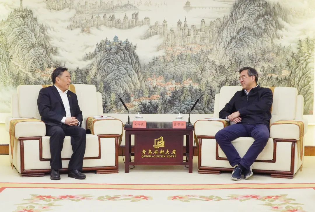 中國能建黨委書記、董事長宋海良拜會山東省委常委、青島市委書記曾贊榮