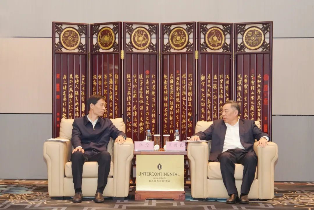 中國能建黨委書記、董事長宋海良與菏澤市委書記張倫會談