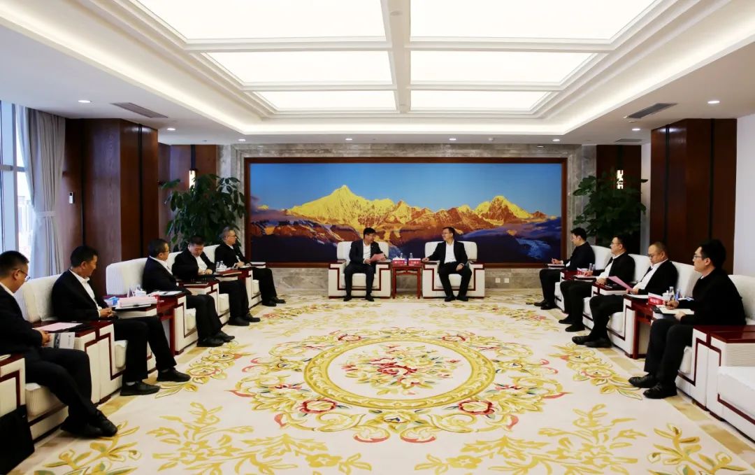 王繼才與中國能建西南區(qū)域總部黨委書記、總經(jīng)理鄒小川會談