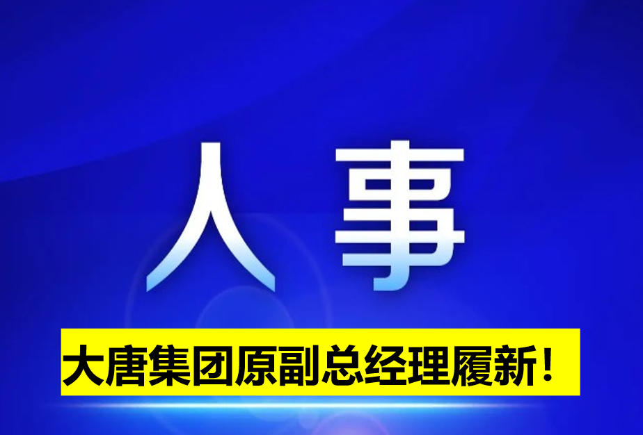 大唐集團(tuán)原副總經(jīng)理履新！